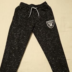 NFL Kids Black Raiders Sweatpants